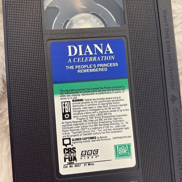 Diana official BBC Commemoratice Video original VHS - Picture 8 of 9